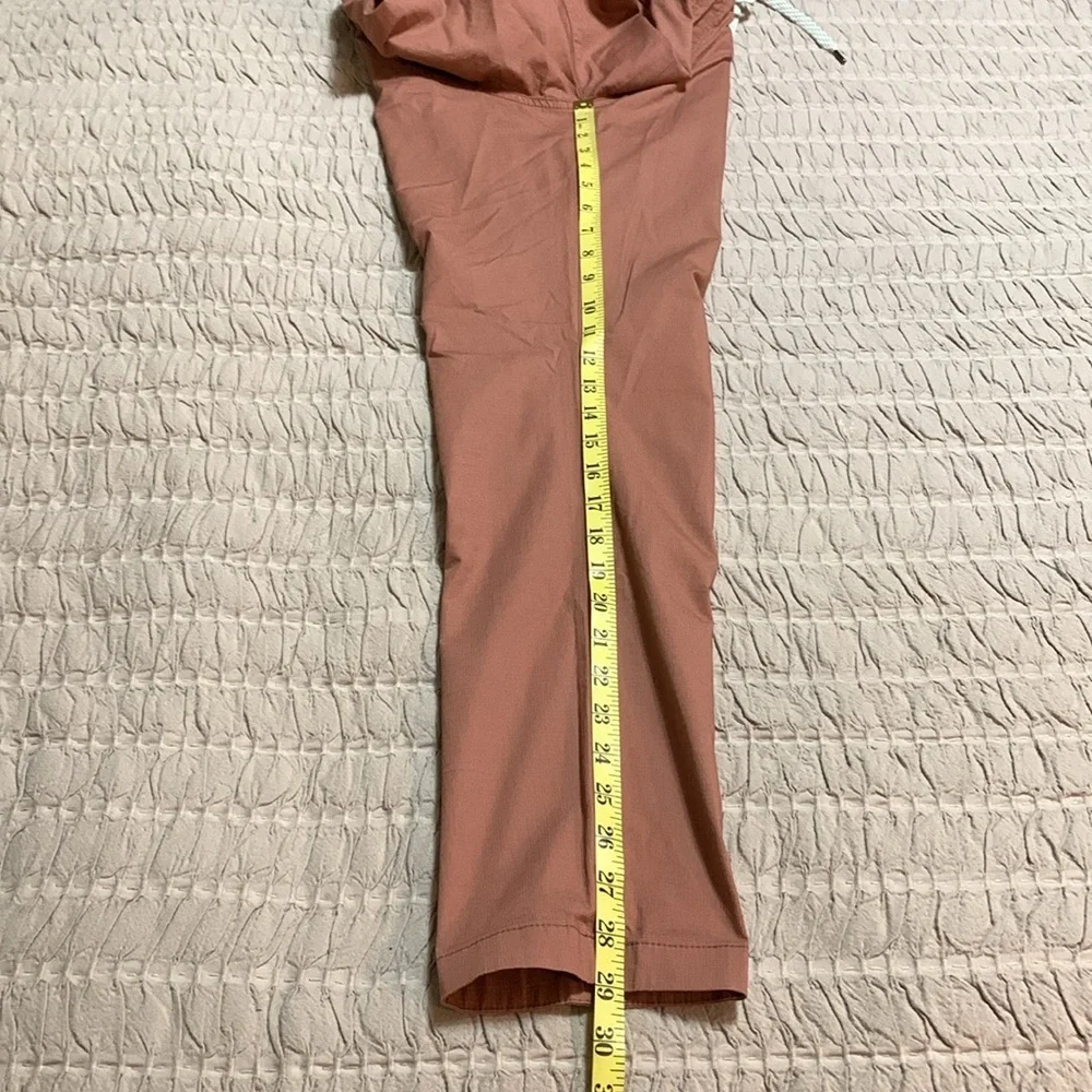 Vuori Women’s Ripstop Mauve Elastic Waist Drawstring Cotton Five-Pocket Pants XS